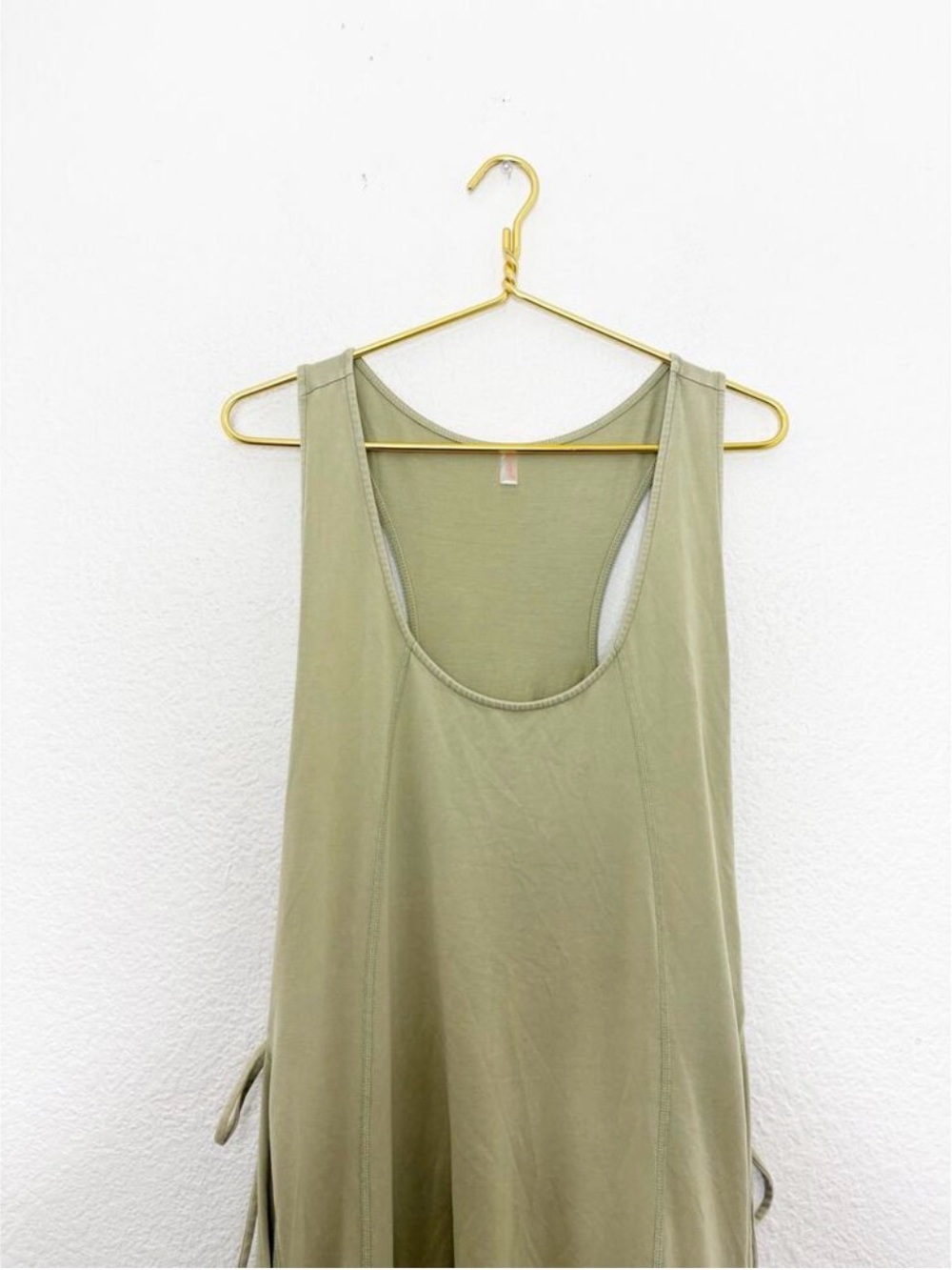 Free People Movement Infinity Onesie Size Large Green Oversized Pullon Relaxed - Picture 4 of 6